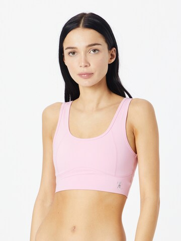 Juicy Couture Sport Bustier Sport-BH 'LAZLO' in Pink: predná strana