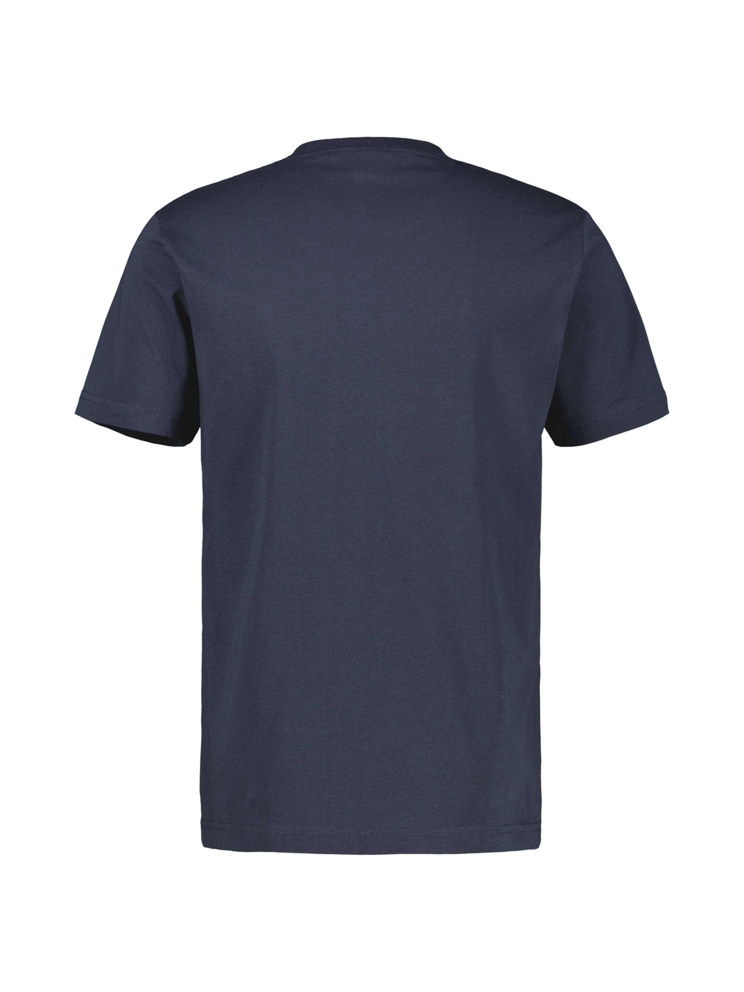 LERROS Sommerliches T-Shirt aus Baumwolle mit O-Neck, große Größen in Blau