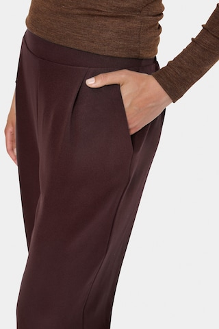 Loosefit Pantalon à pince 'Celest' SAINT TROPEZ en marron
