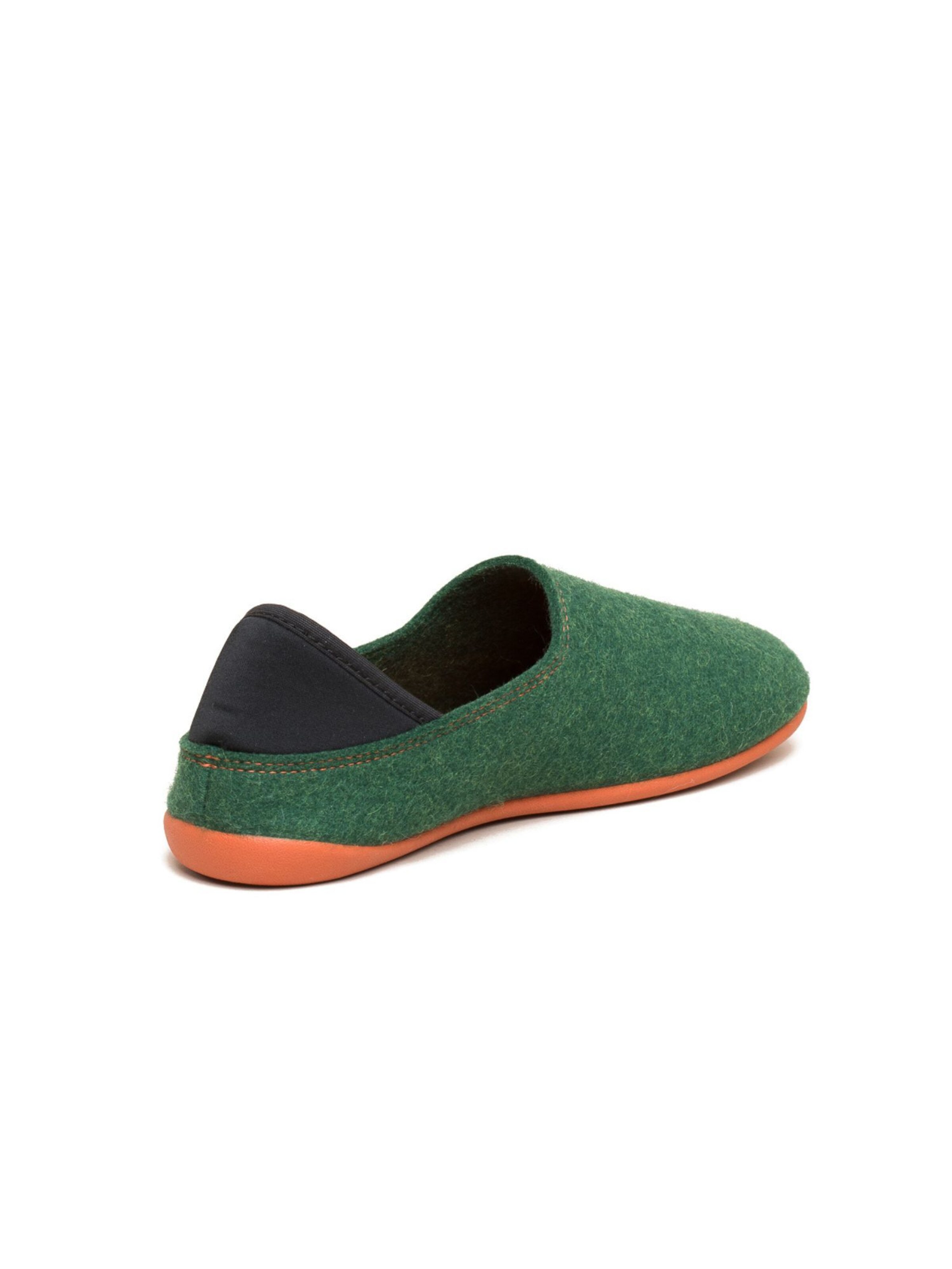 Gottstein Hausschuh 'Filzpantoffel Wool Slip-On'‌‌‌‌ in Grün