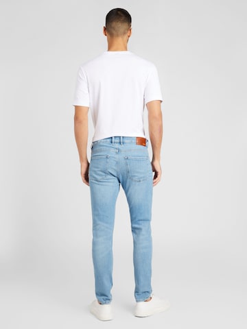 BOSS Orange Slimfit Jeans 'Delano' in Blauw