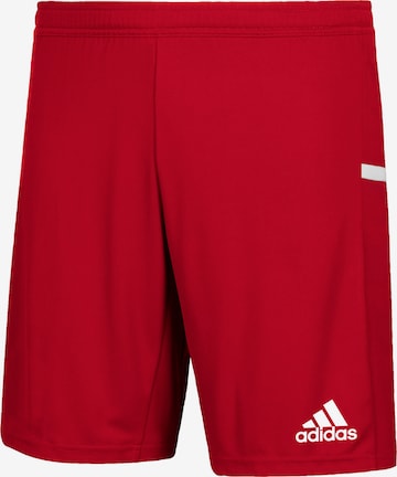 ADIDAS PERFORMANCE Loose fit Workout Pants in Red: front