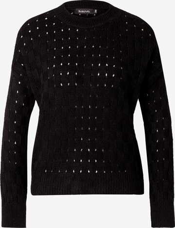 Sublevel Pullover in Schwarz: predná strana