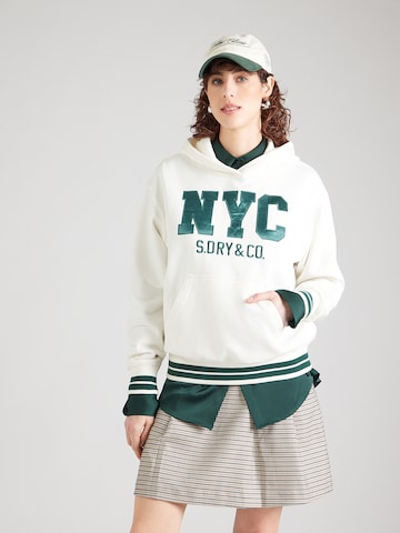 Superdry & Co Tréning póló - bézs: elől