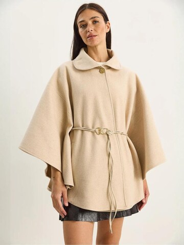 Bianco Lucci Tussenmantel in Beige: voorkant