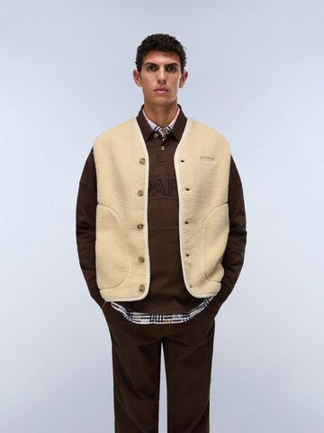 Gilet 'T-ROLDAL' NAPAPIJRI en beige : devant