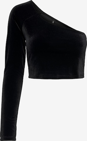 melns ONLY T-Krekls 'Smooth': no priekšpuses