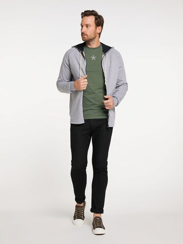 SOMWR Zip-Up Hoodie 'ZIP UP' in Grey