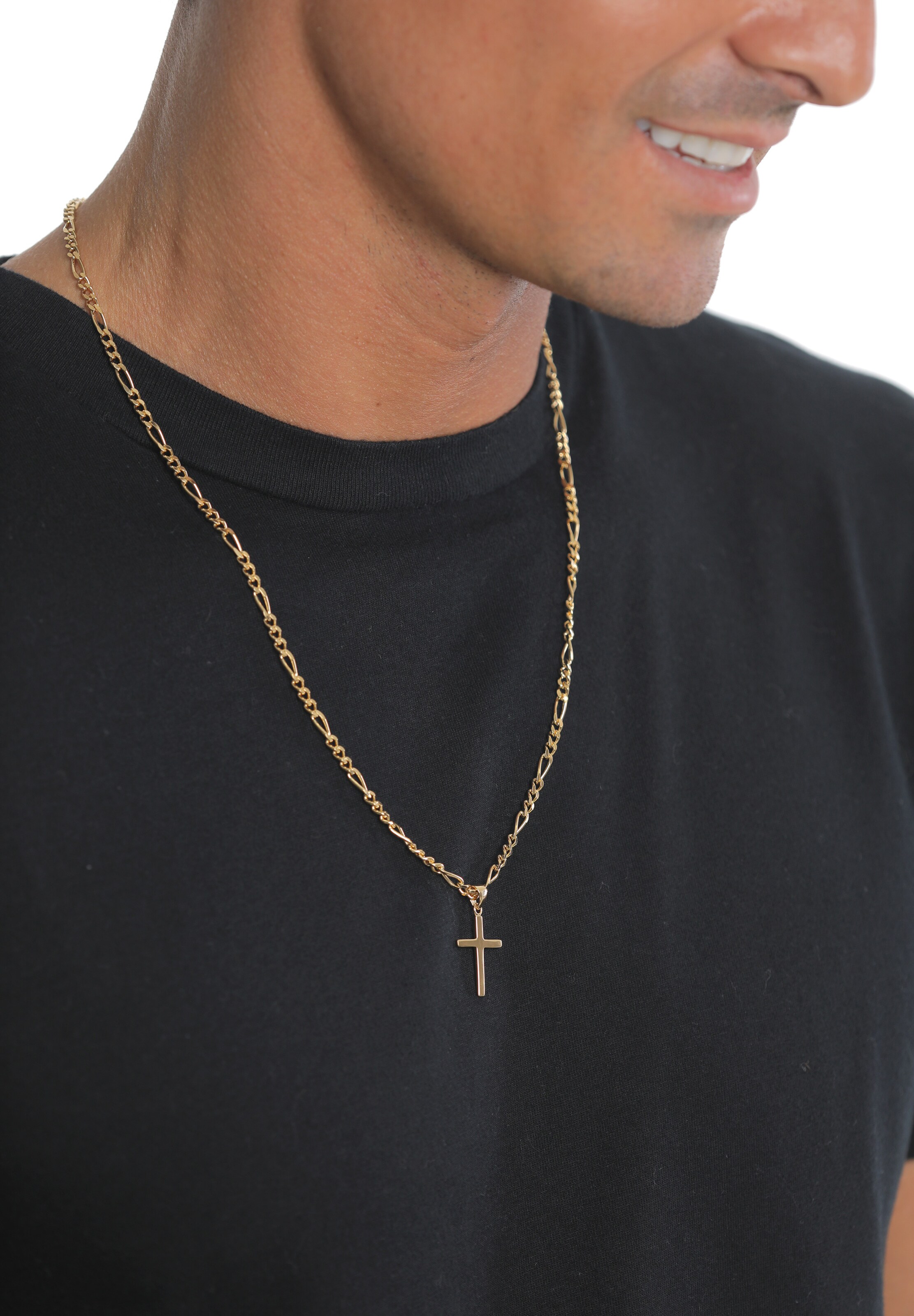 KUZZOI Цепочка 'Kreuz' в Золотой: спереди