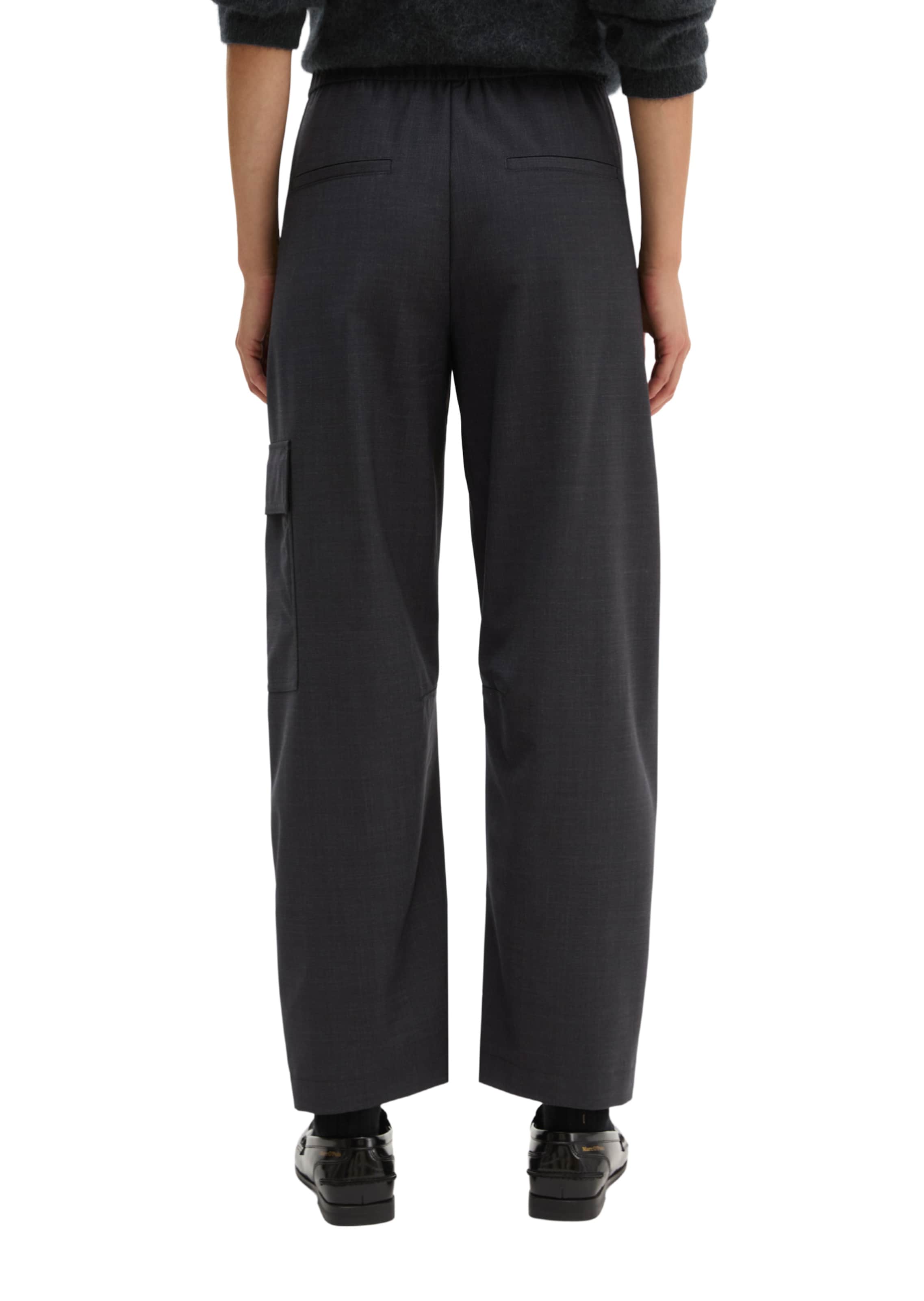 Marc O'Polo Loose fit Cargo trousers in Grey: back