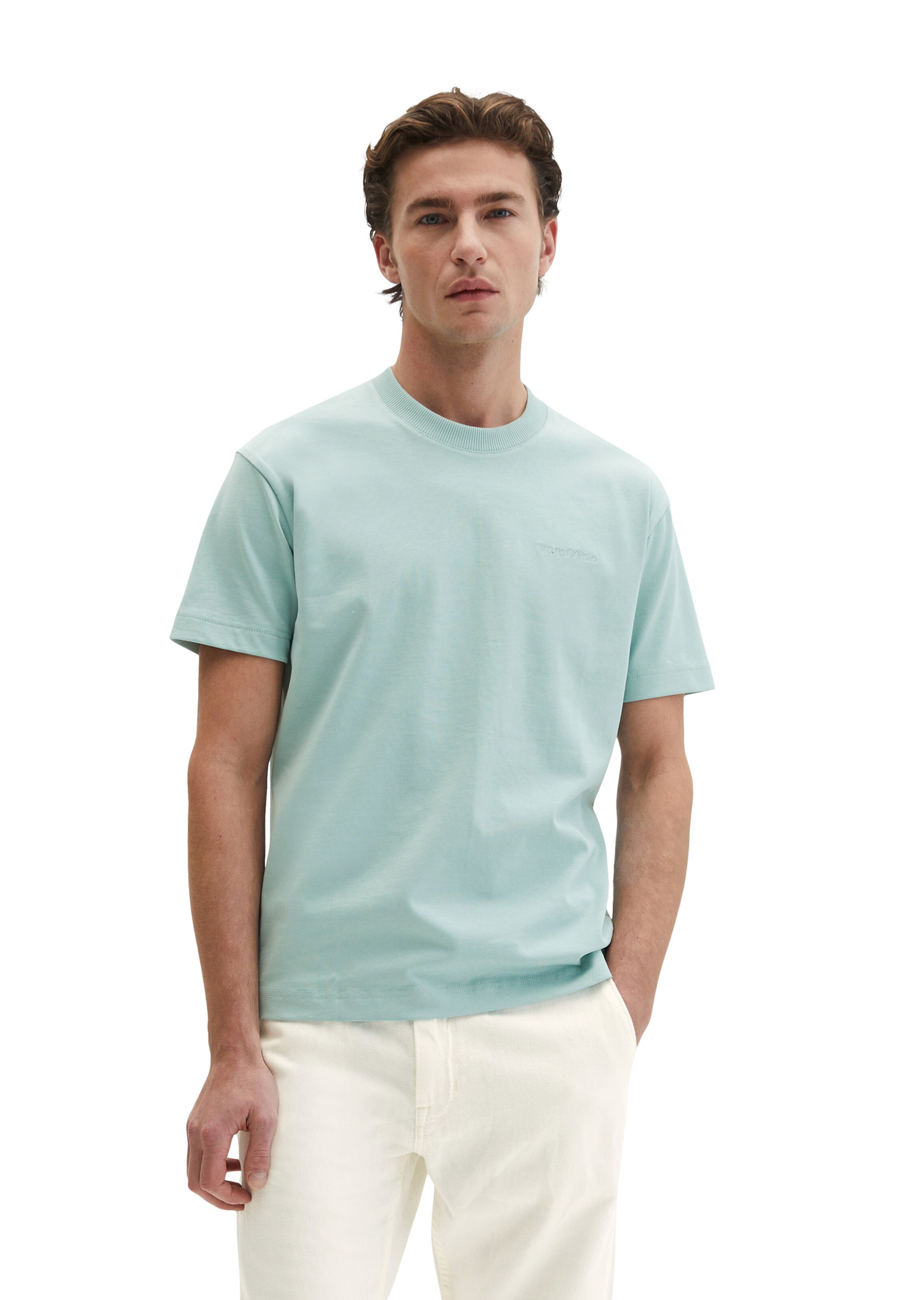 Marc O'Polo Shirt in Groen: voorkant
