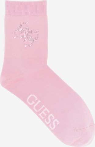 GUESS Socks in Pink: front