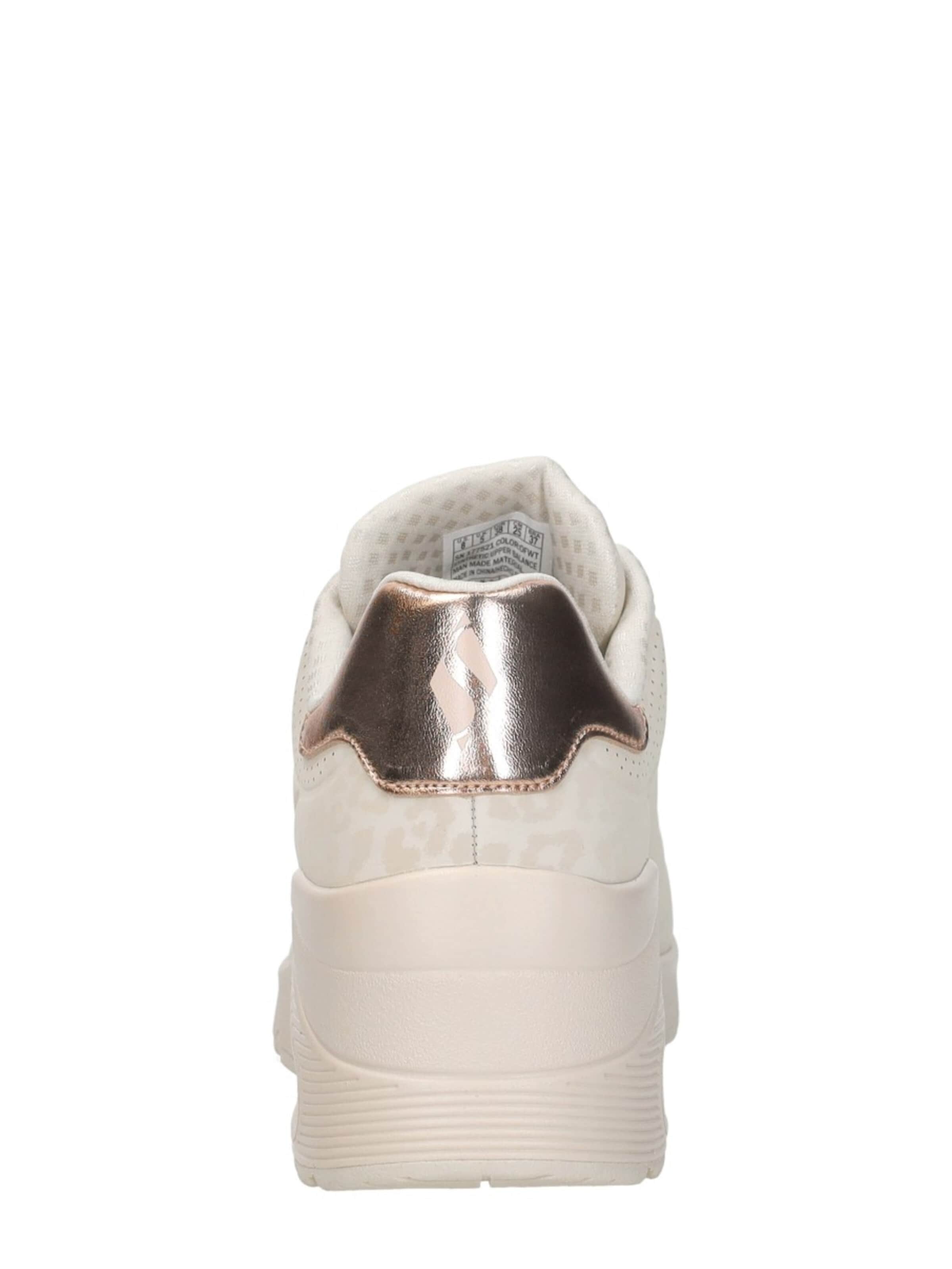 SKECHERS Sneakers laag 'Uno Wedge - Safari Daze' in Wit