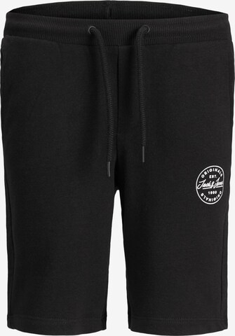 Regular Pantalon Jack & Jones Junior en noir : devant