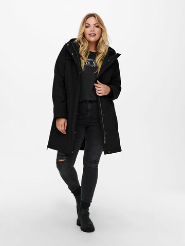 ONLY Carmakoma Curvy Jacke in Schwarz