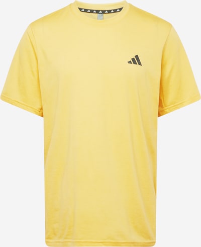 ADIDAS PERFORMANCE Sportshirt 'TRAIN ESSSENTIALS COMFORT' in zitrone / schwarz, Produktansicht