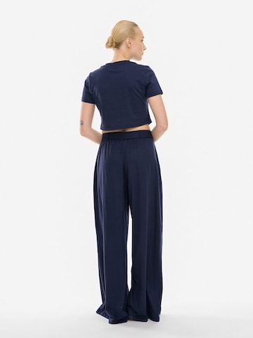 Wide Leg Pantalon 'Connect Me' 4TAILORS en bleu