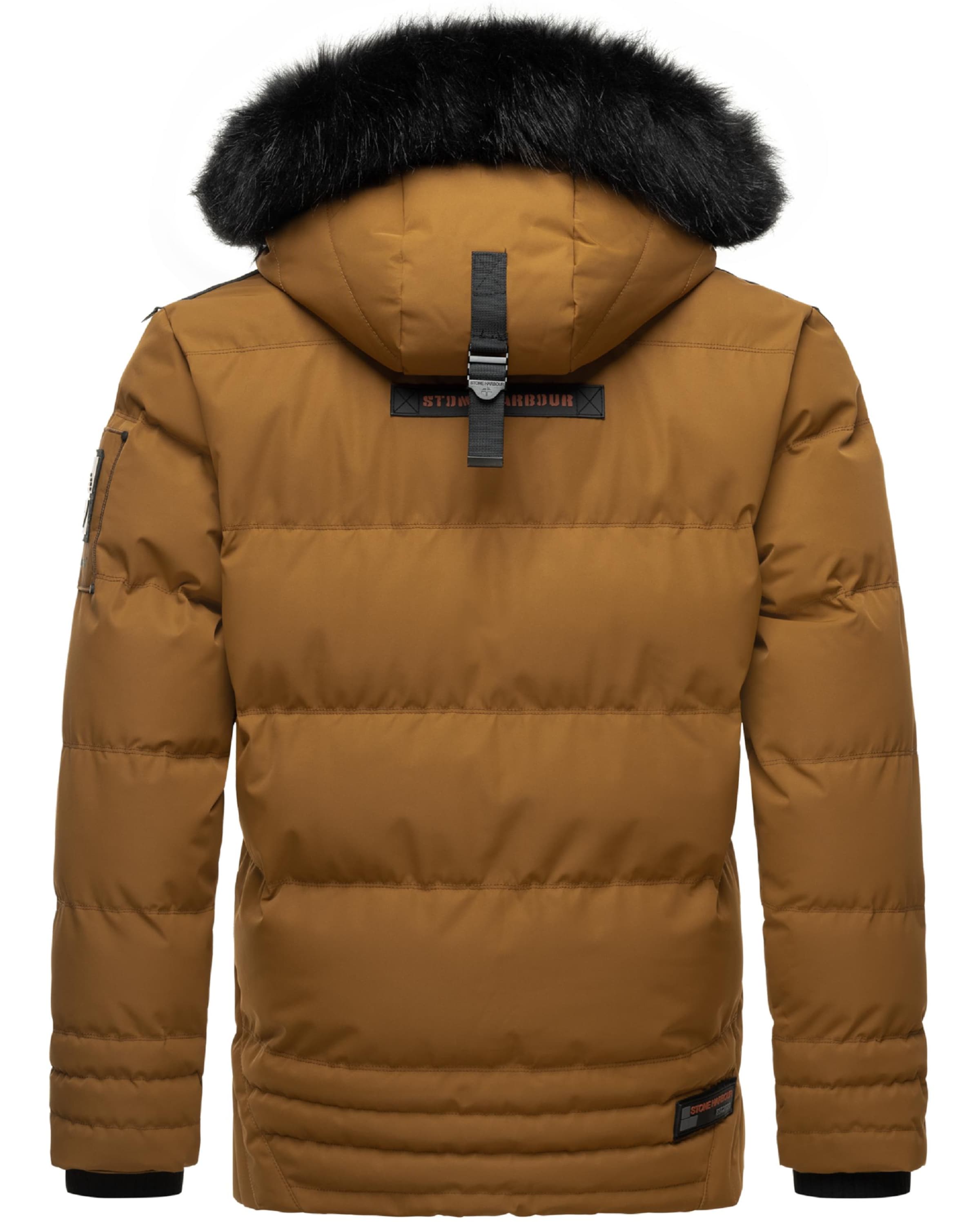 STONE HARBOUR Χειμερινό μπουφάν 'Romaan' σε καφέ