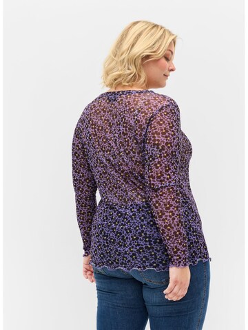 Zizzi - Blusa 'Rayne' em roxo