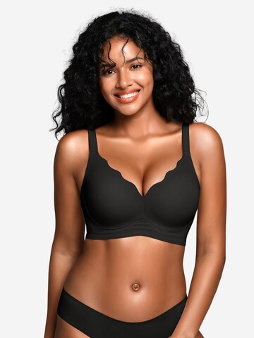 SHARICCA Push-up Bra 'Jelly' in Black