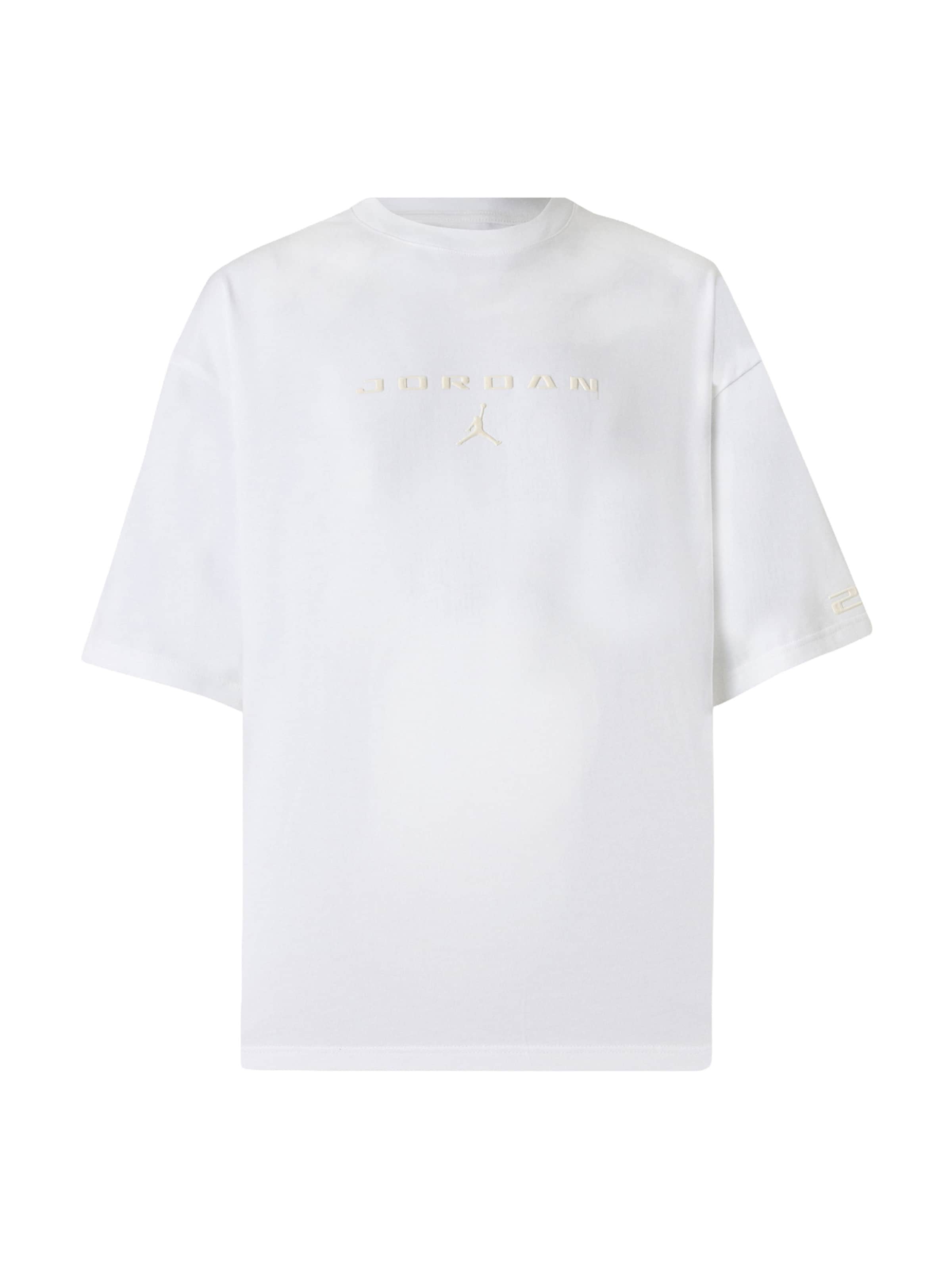 Maglietta di Jordan in bianco: frontale