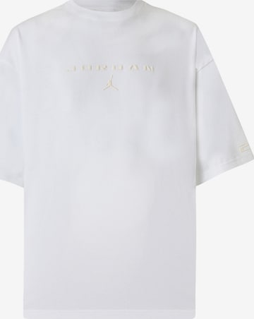 Tricou de la Jordan pe alb: față