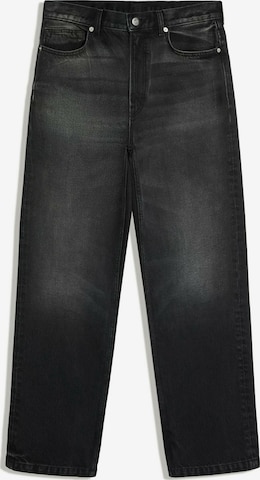 Bershka Loosefit Jeans in Zwart: voorkant