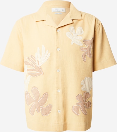 Marškiniai iš Abercrombie & Fitch, spalva – smėlio spalva / šviesiai ruda / pastelinė geltona / balkšva, Prekių apžvalga