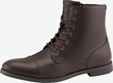 Ombre Veterboots 'Fobo-0172' in Bruin: voorkant