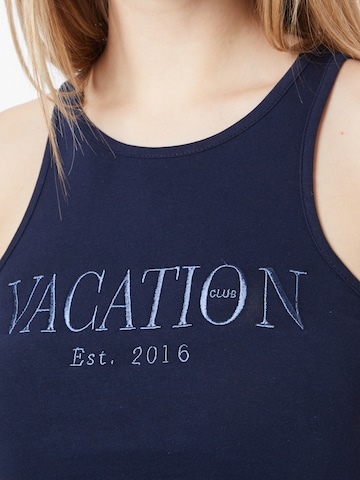 On Vacation Club Top in Blue