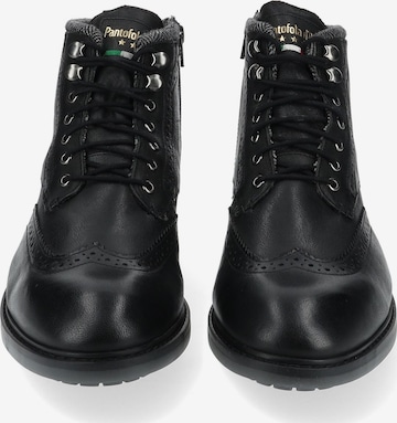 PANTOFOLA D'ORO Lace-Up Boots 'Tocchetto' in Black