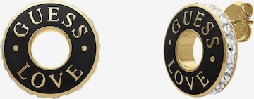 Boucles d'oreilles 'Sportiv' GUESS en or : devant