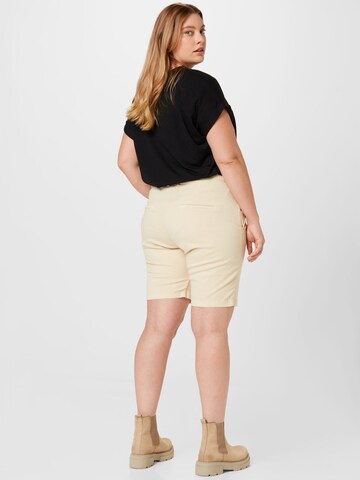 Selected Femme Curve Regular Chino Pants 'MILEY' in Beige