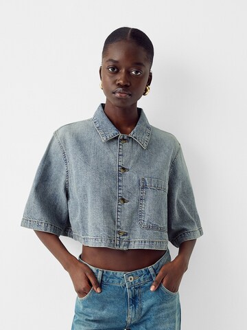 Bershka Bluse i blå: forside