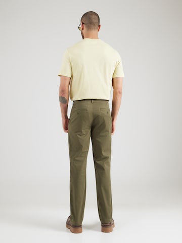 Calvin Klein Jeans Slimfit Παντελόνι τσίνο 'SIGNATURE' σε πράσινο: πίσω