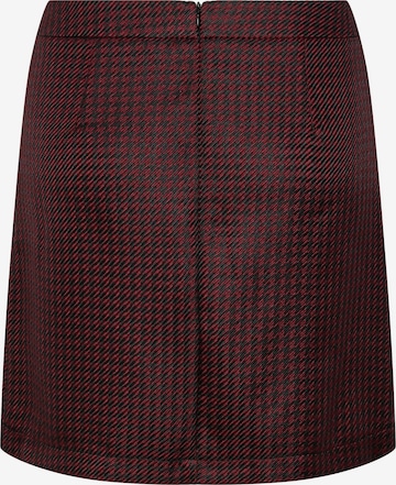 PIECES Skirt in Red
