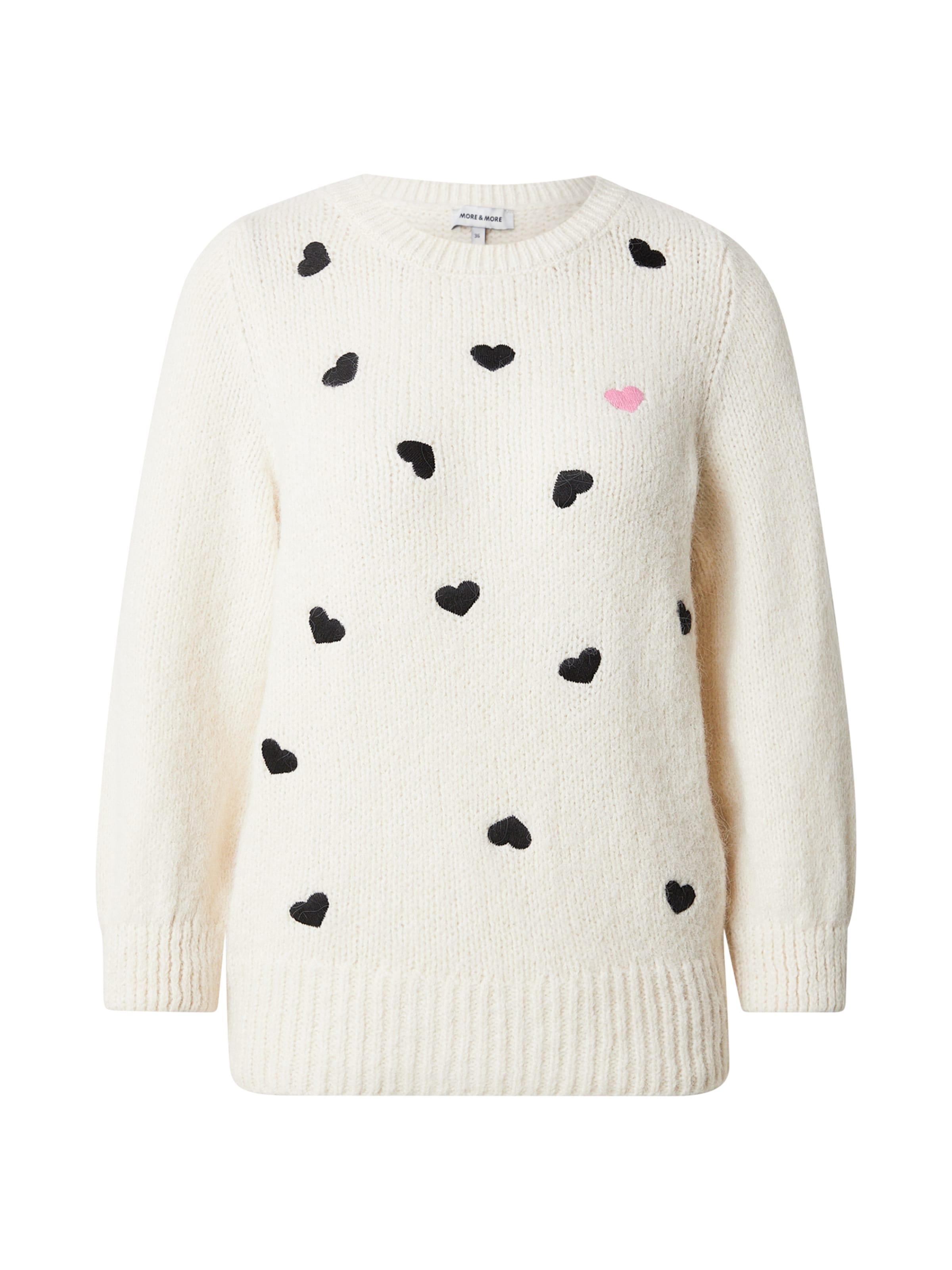 MORE & MORE Pulover | bela barva: sprednja stran