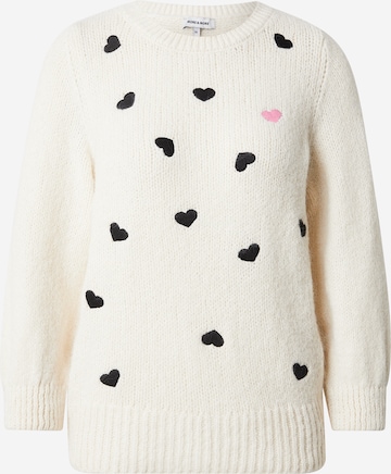 MORE & MORE Neulepaita värissä valkoinen: etupuoli