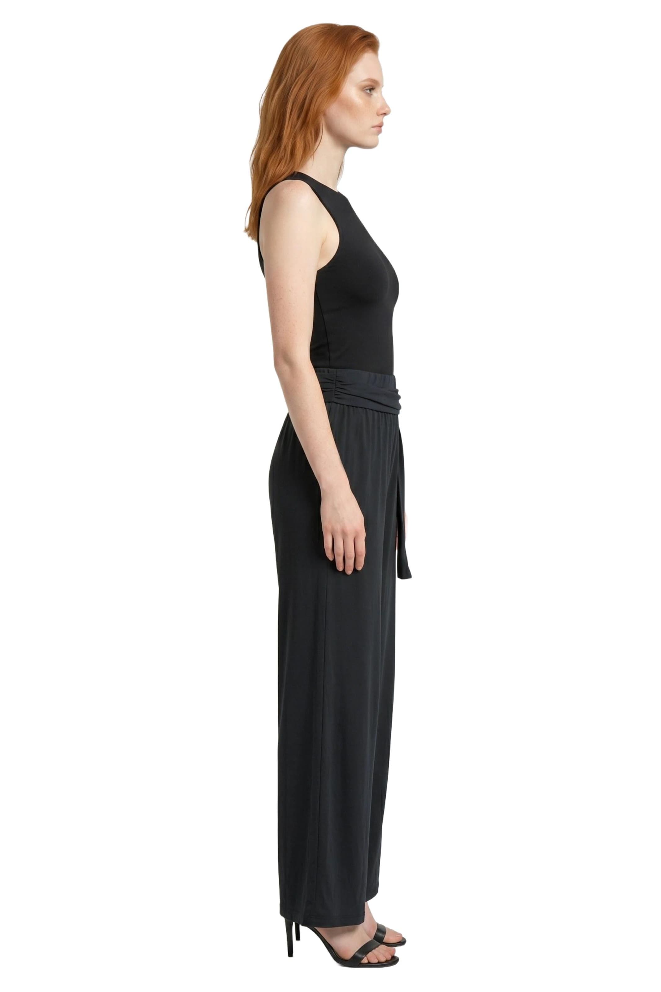 Alexa Dash Wide leg Pants in Grey