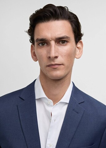 MANGO MAN Slim fit Suit Jacket 'Paris' in Blue