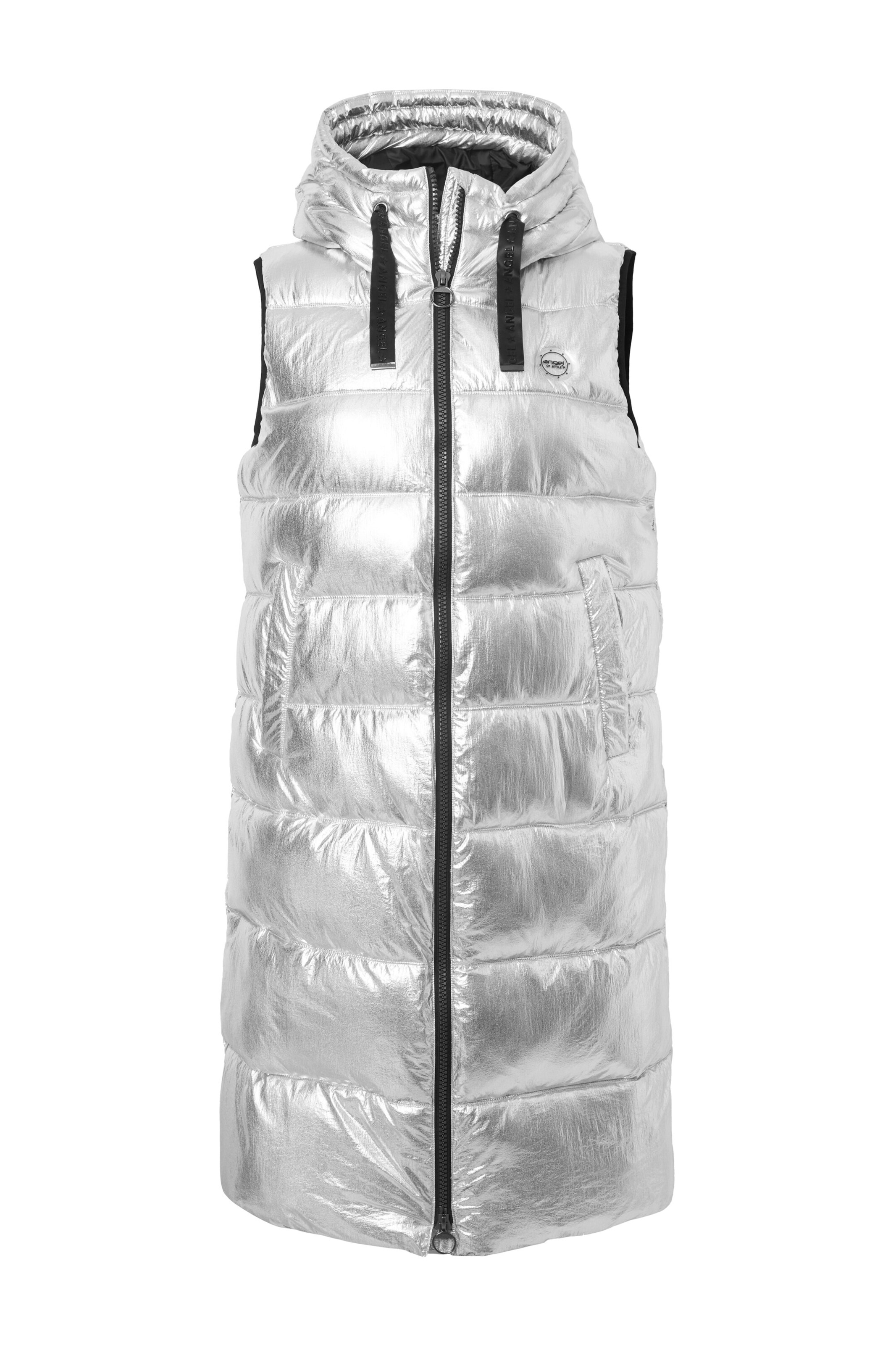 Angel of Style Bodywarmer in Zilver: voorkant