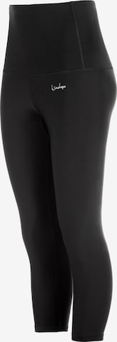 Winshape Skinny Fit Спортен панталон 'HWL302' в черно