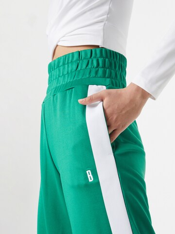 BJÖRN BORG Široke hlačnice Športne hlače 'ACE' | zelena barva
