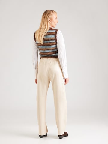 OAKWOOD Loose fit Trousers 'URANUS' in Beige