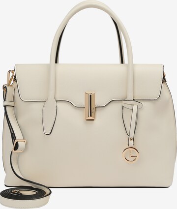 L.CREDI Handbag 'Janna' in White: front