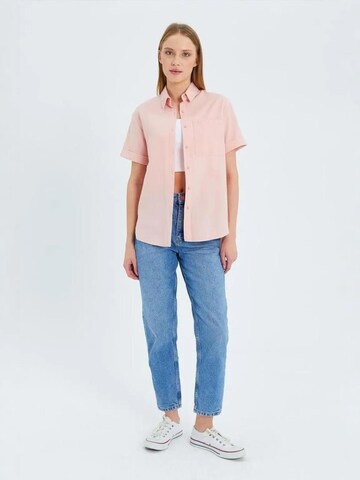 MixRay Bluse in Pink