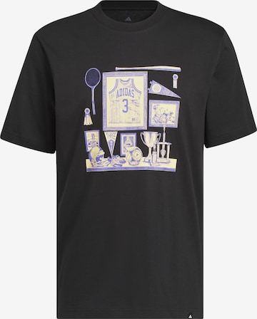 ADIDAS SPORTSWEAR Funktionsshirt 'Sports Bar Memorabilia' in Schwarz: Vorderseite