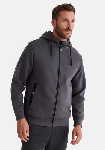 Hero Sweatjacke 'Spencer' in Grau: Vorderseite