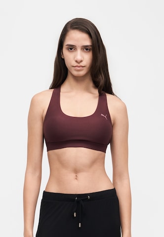 PUMA Μπουστάκι Αθλητικό σουτιέν 'CLOUDSPUN' σε κόκκινο: μπροστά
