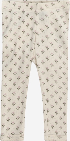 Lil ' Atelier Kids Slimfit Leggings 'RACHELLO DOA' in Beige: voorkant